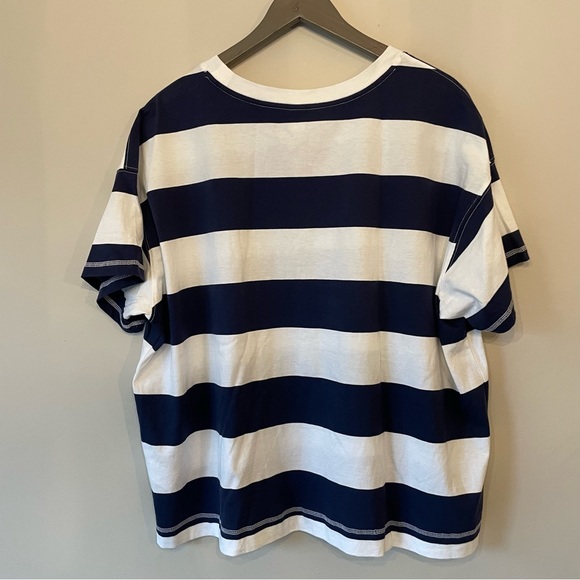 Ladies Old Navy striped tee- size XXL - Picture 2 of 4